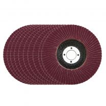 10 X Flap Sanding Discs 115mm 40 120 Grit Aluminium Oxide 4.5" Angle Grinder Mix