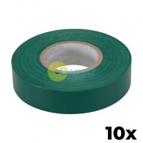 10 x PVC Insulation Electrical Tape Flame Retardent Green